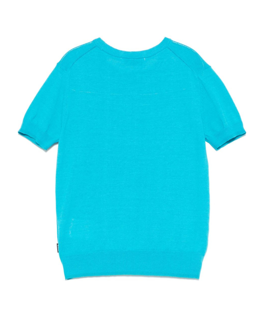 Msgm Cotton T-shirt In Atollo Turquoise