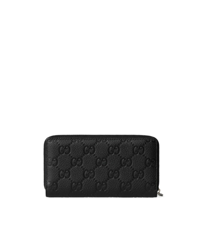Gucci Imprint Zip Around Wallet