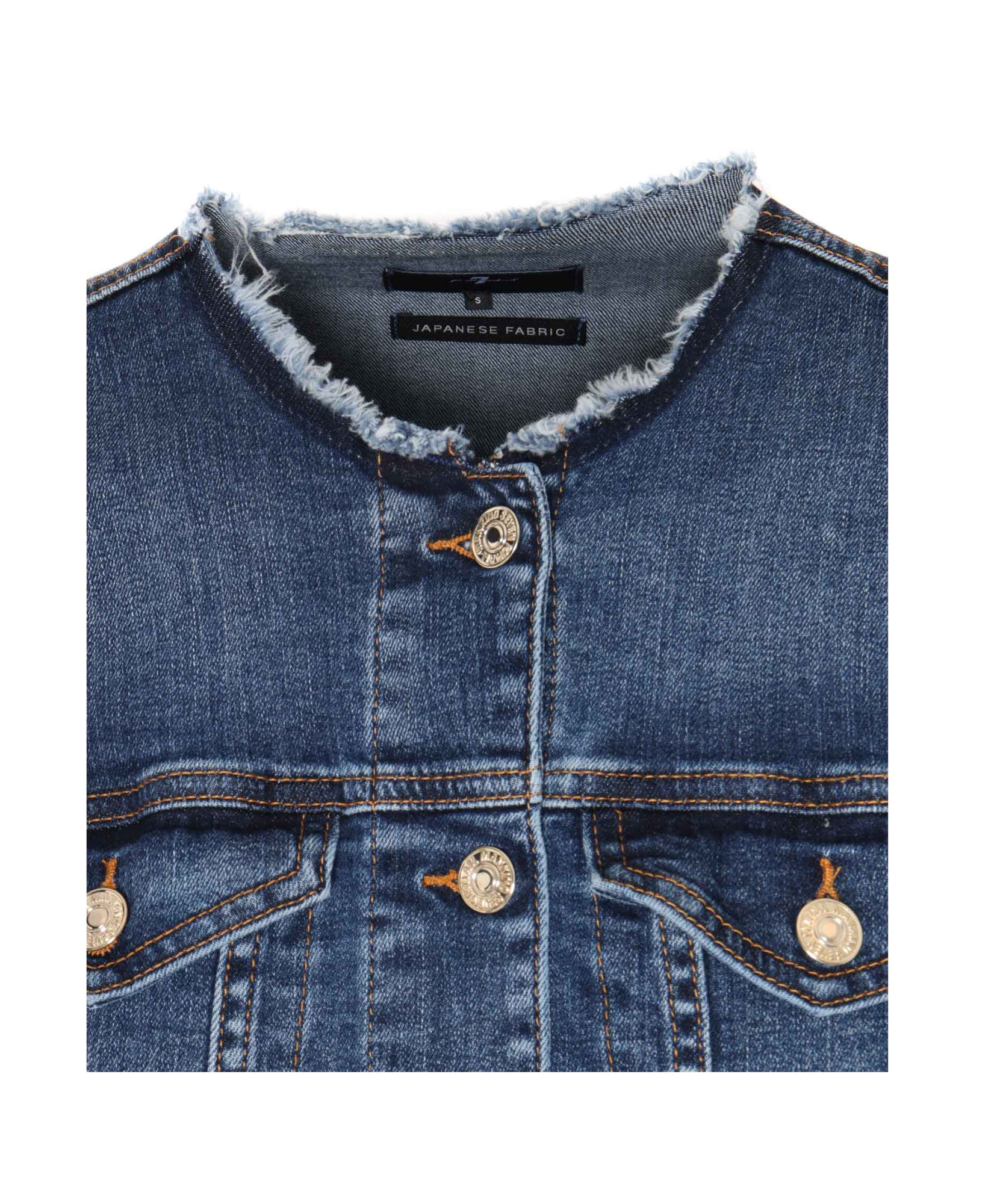 7 For All Mankind Long Sleeve Denim Jacket