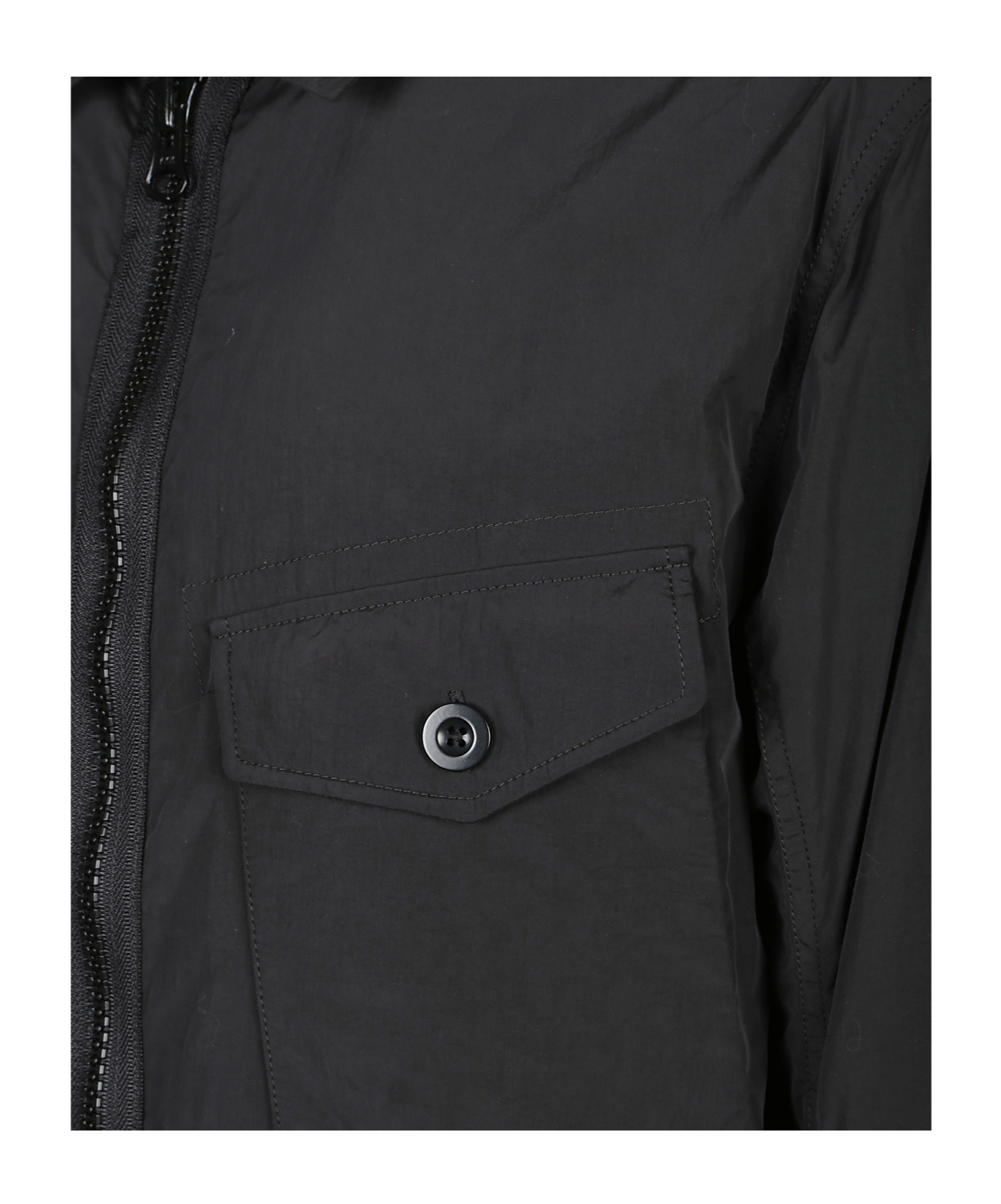 Ten C Tailored Mid-layer Jacket With Minimalist Design In Black
