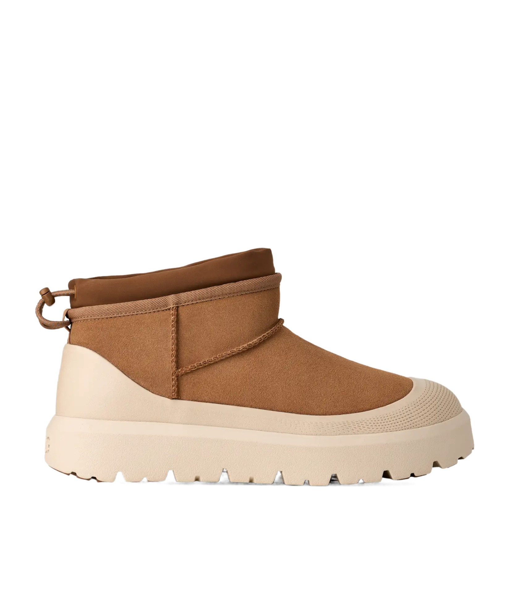 Ugg Biscuit Suede Ultra Mini Weather Hybrid Ankle Boots In Animal Print