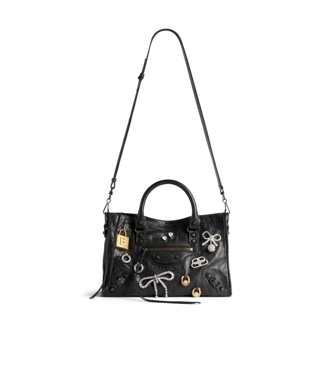 Balenciaga Le City Small Shoulder Bag In Black