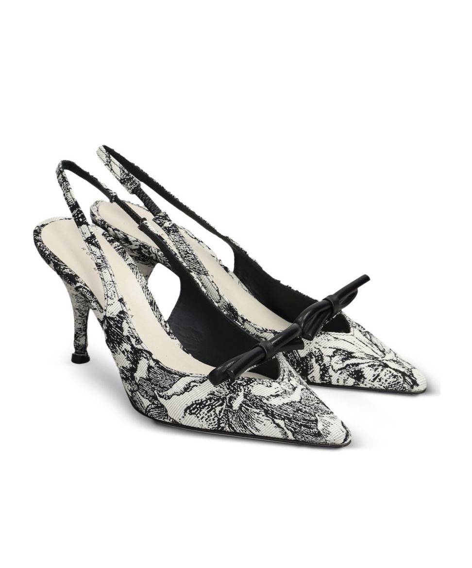 Shop Roberto Festa High Heel Sandals In Gray