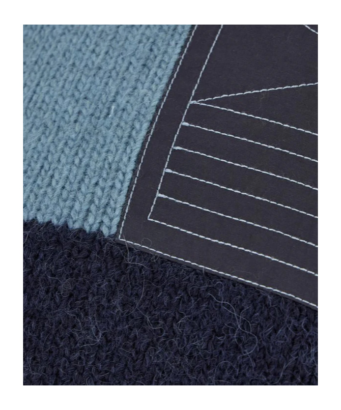 Iceberg Sewn Knitted Sweater In Blue