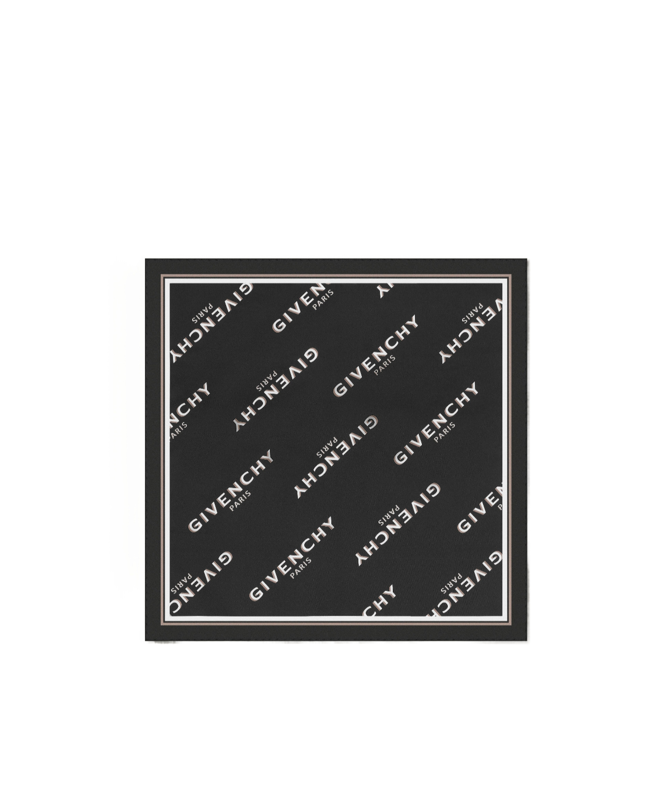 Givenchy Shadow Square In Silk In Black