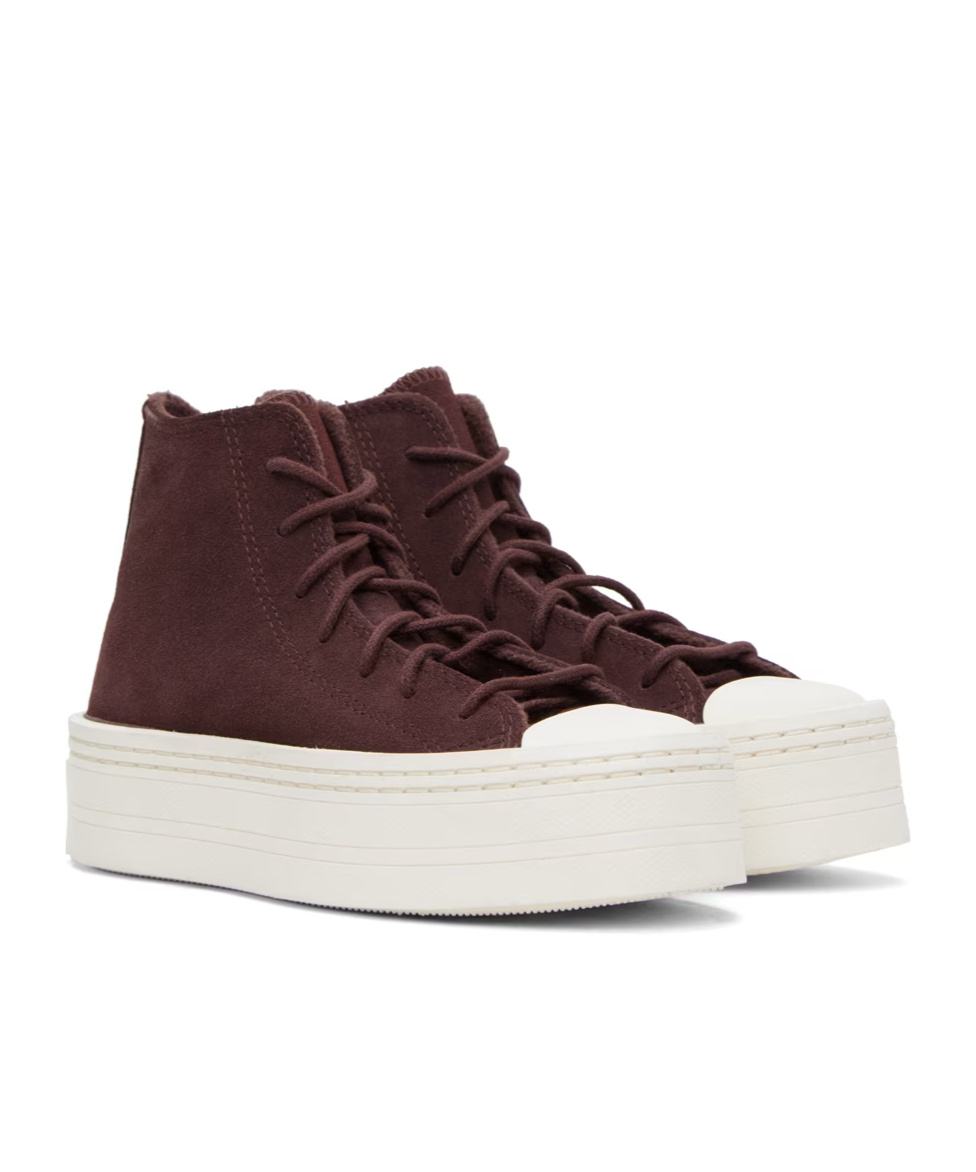 Converse Round Head Lace-up Casual Sports Shoes In Red