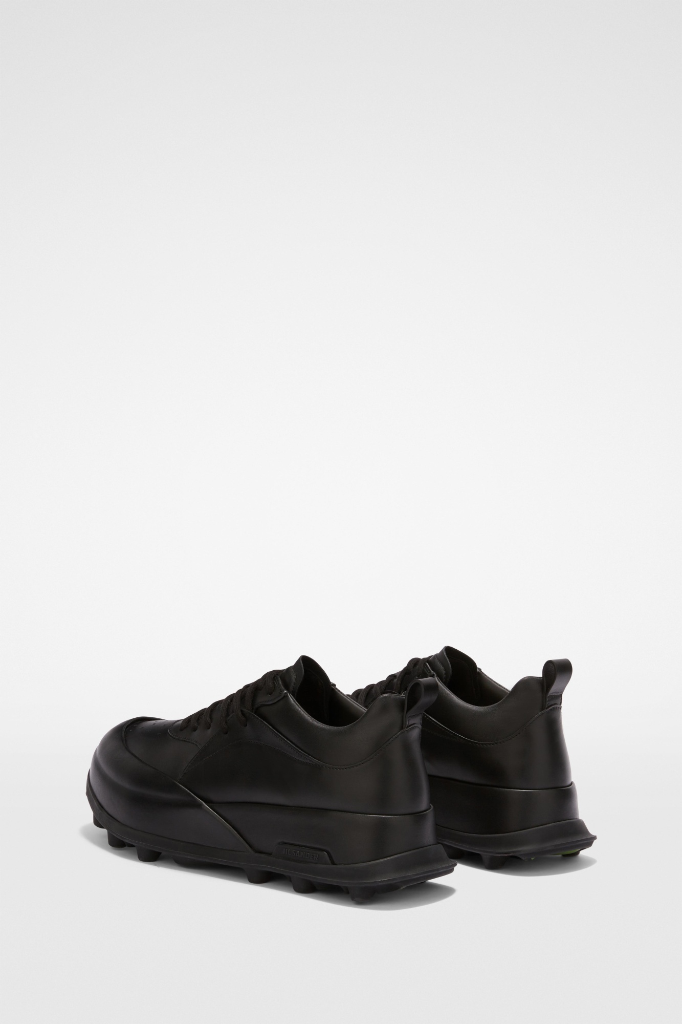Jil Sander Chunky Toecap Sneakers In Black