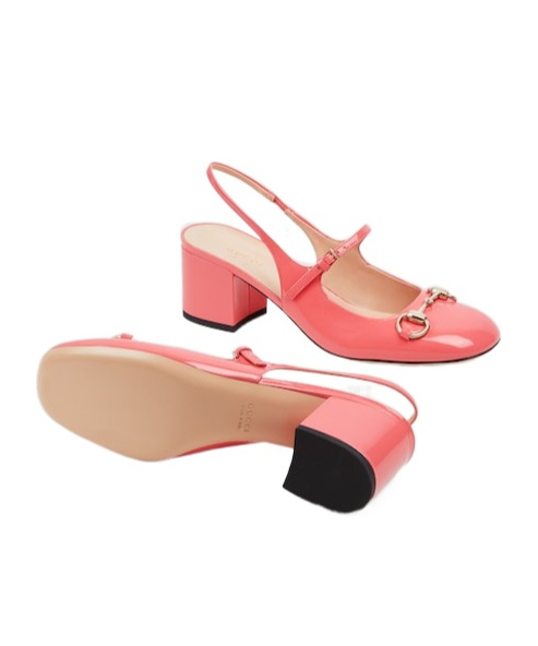 Gucci Women's Horsebit Pump In Bright Pink