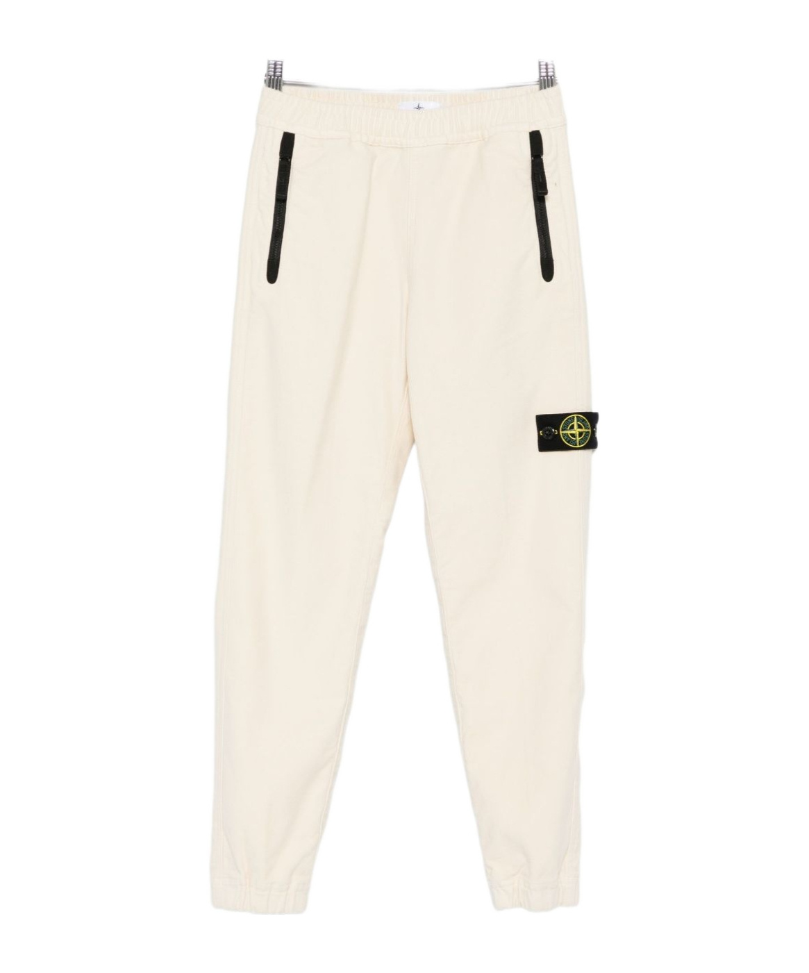 Stone Island Elastic Waist Sweatpants In Gray