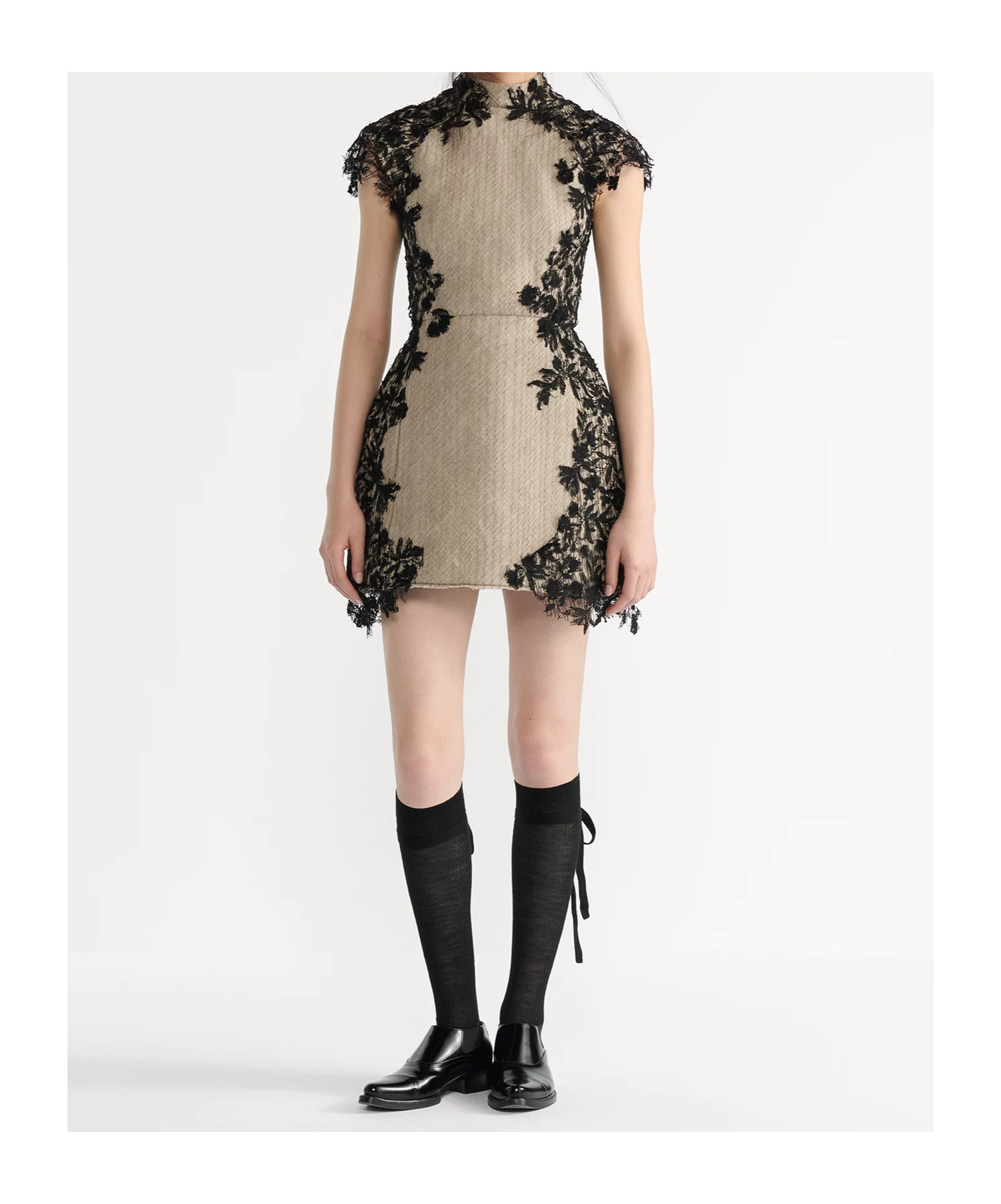 Dior Short Flared Dress In Multi