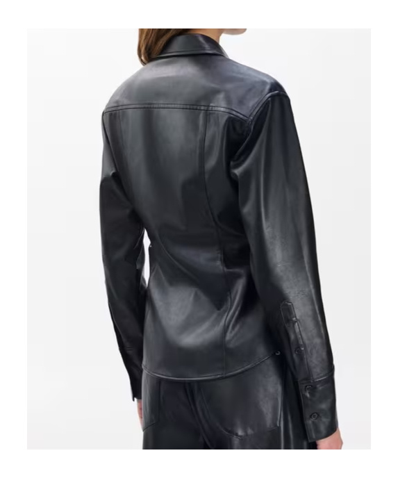 Rag & Bone Long Sleeve Shirt In Black