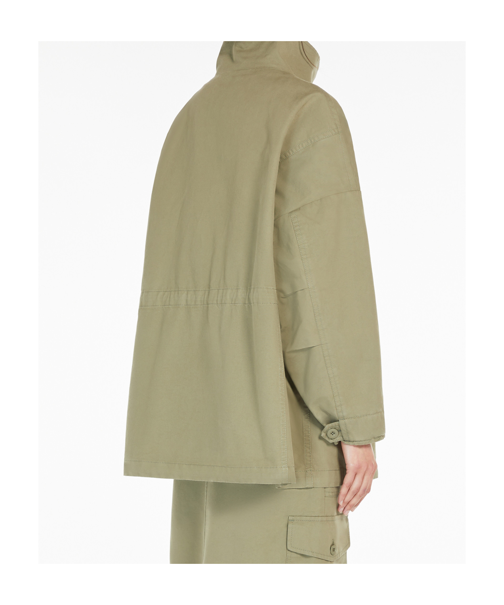 Weekend Max Mara Long-sleeved Casual Jacket In Green