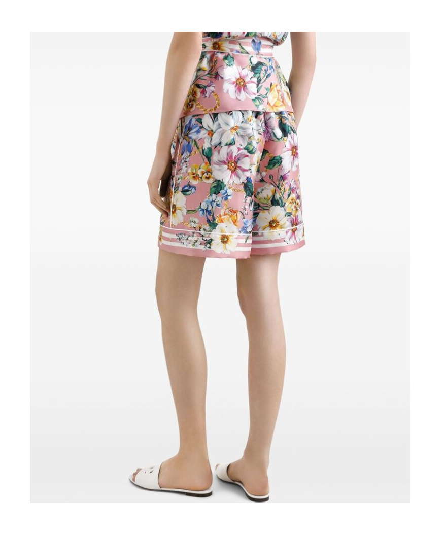 Dolce & Gabbana Pattern Shorts In Multicolor