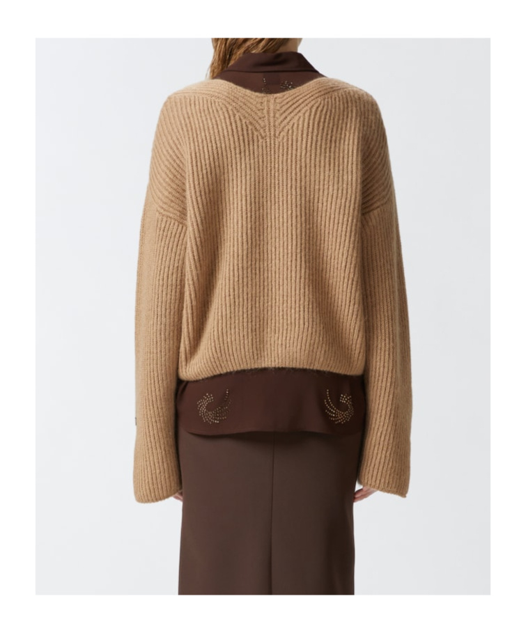 Shop Pinko Korat Sweater In Nude