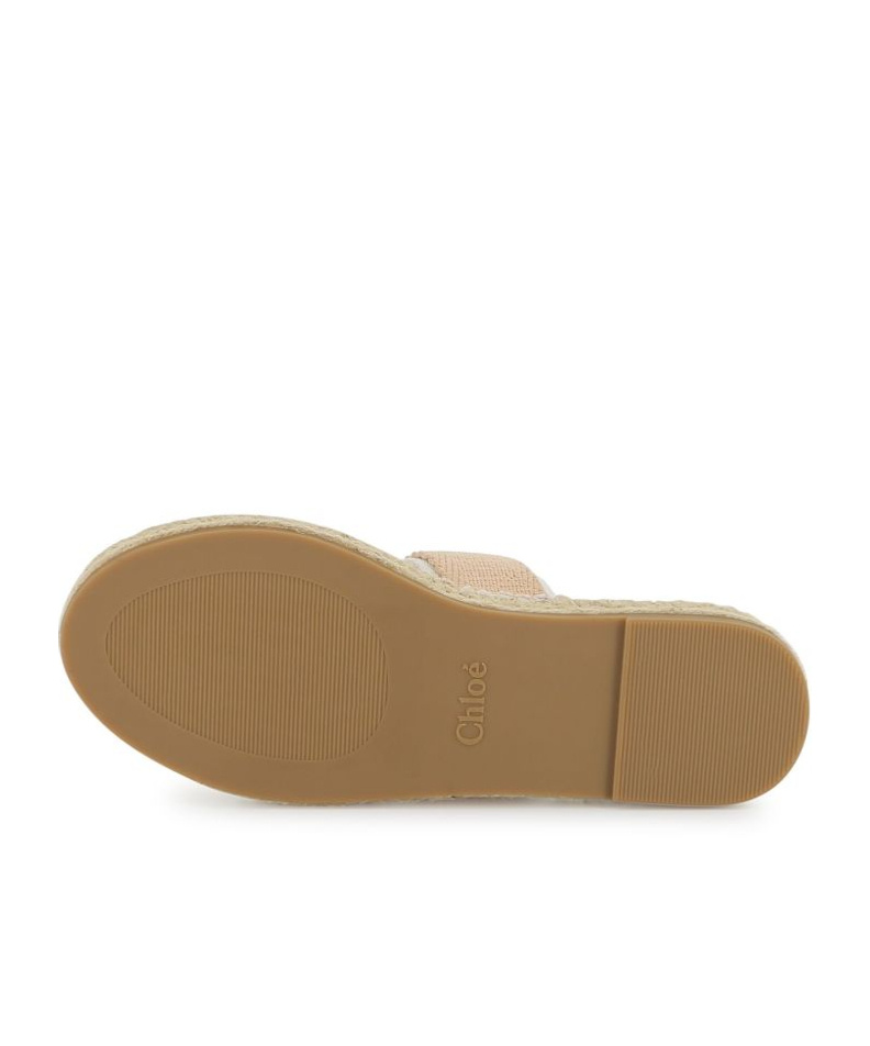 Chloé Ciabatte Slippers In Nude