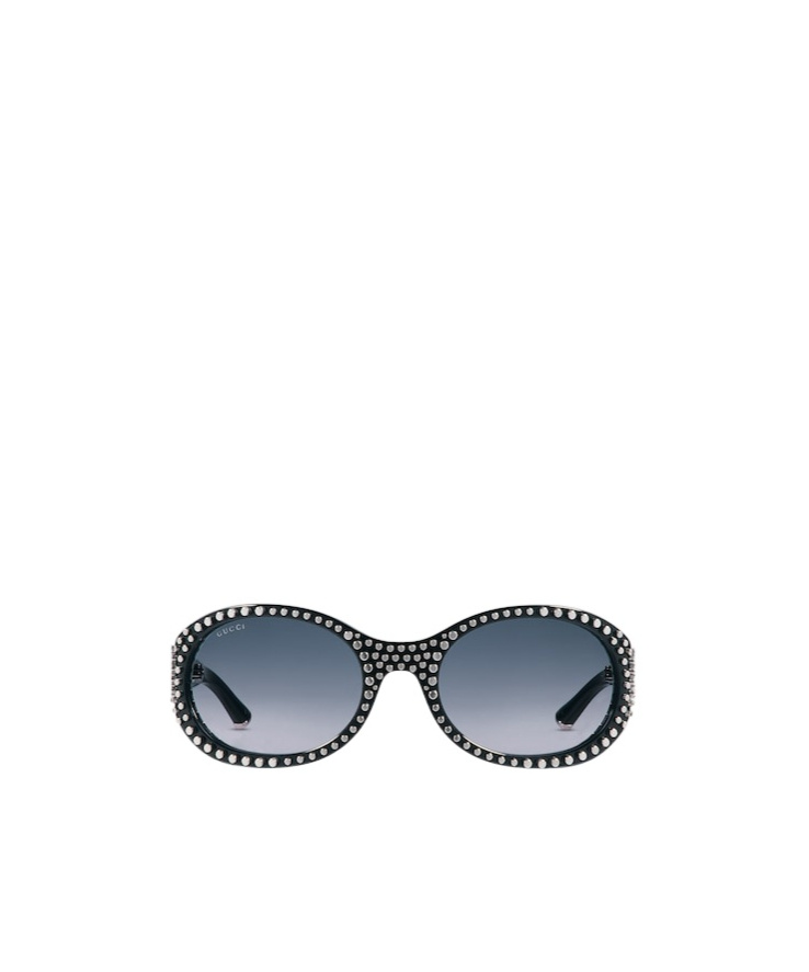Gucci Round Frame Sunglasses In Gray