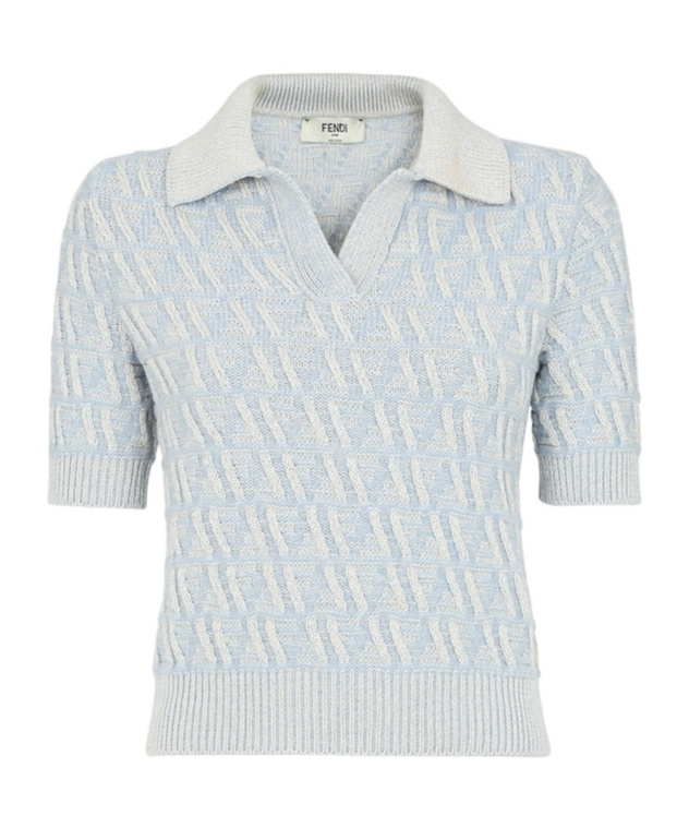 Fendi Short-sleeved Sweater In White