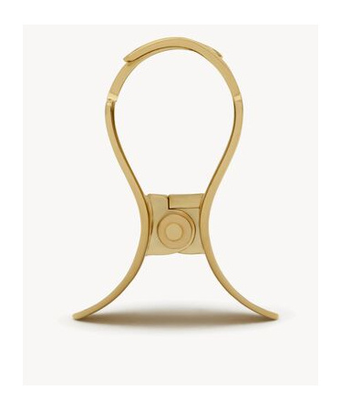 Saint Laurent `pince Crabe` Hair Clip In Yellow