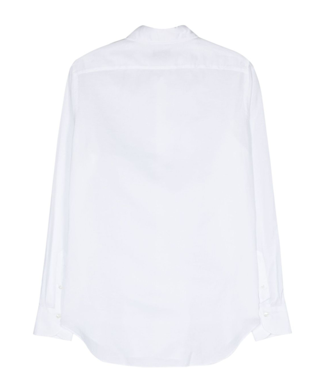 FINAMORE 1925 NAPOLI SEMI-SHEER LONG-SLEEVE SHIRT 