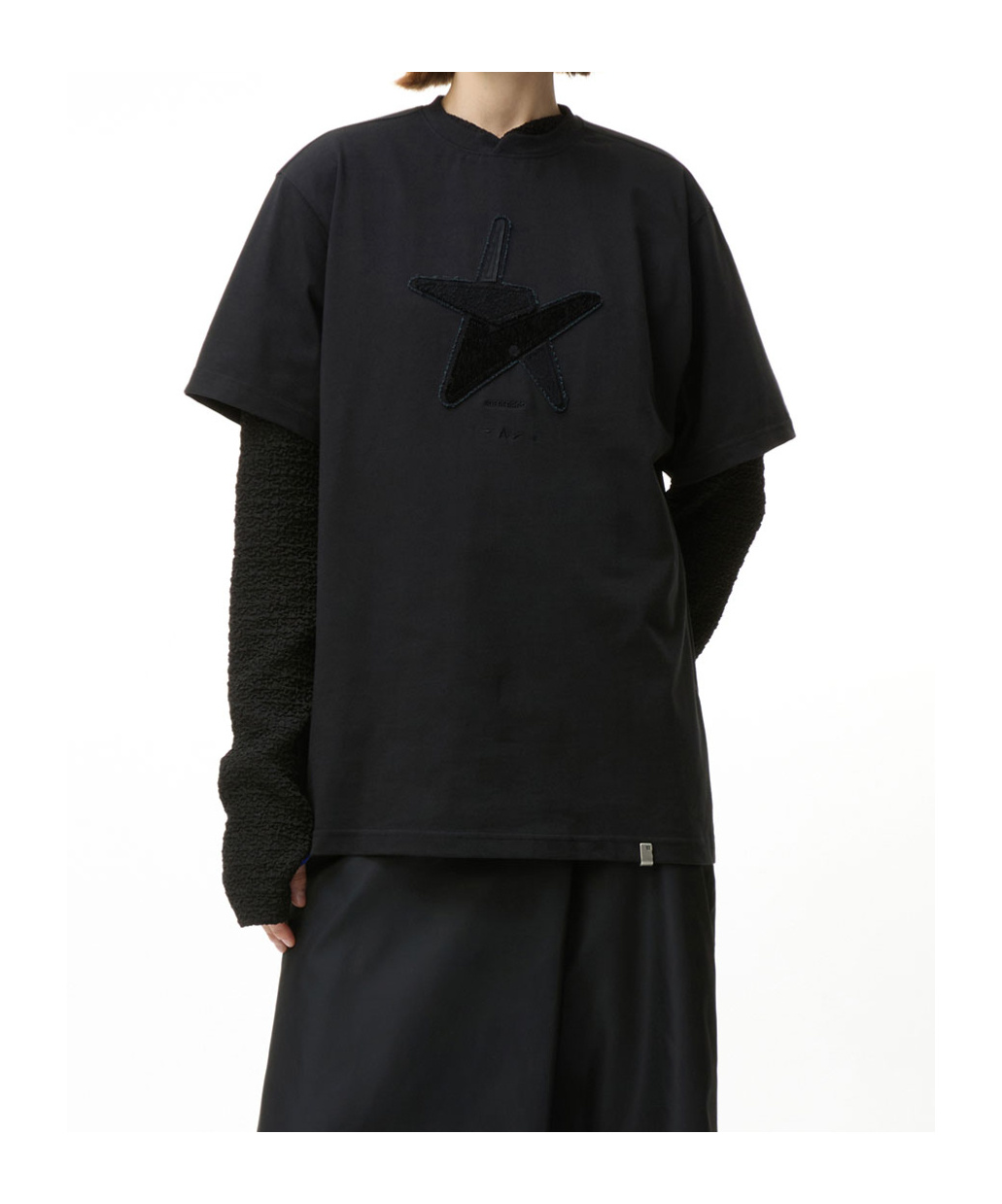 Ader Error Short-sleeved T-shirt In Black