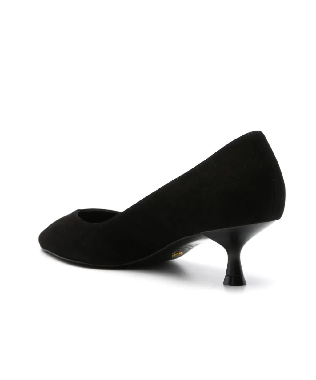 Stuart Weitzman Stuart Suede Kitten Pumps In Black