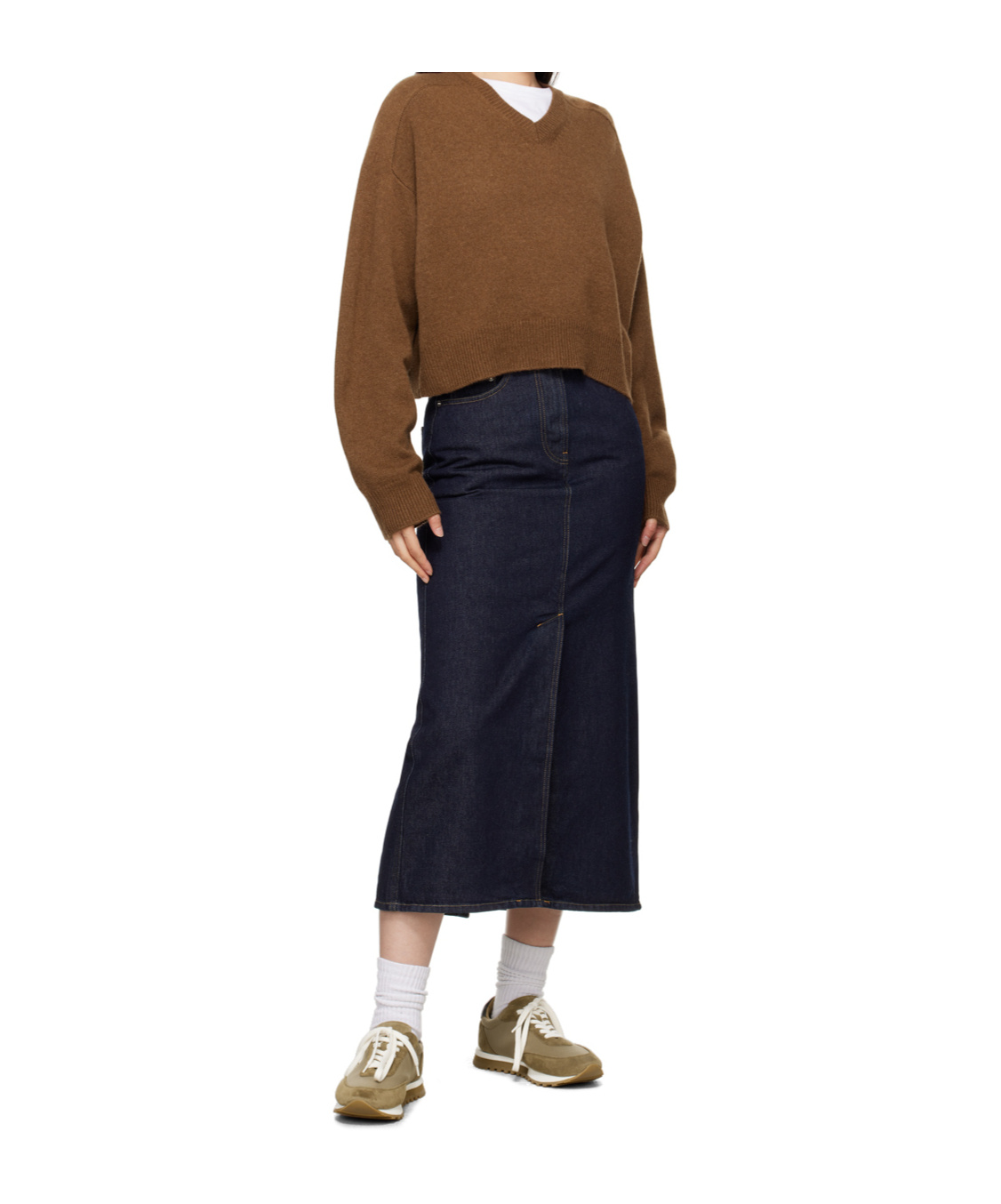Loulou Studio Denim Skirt