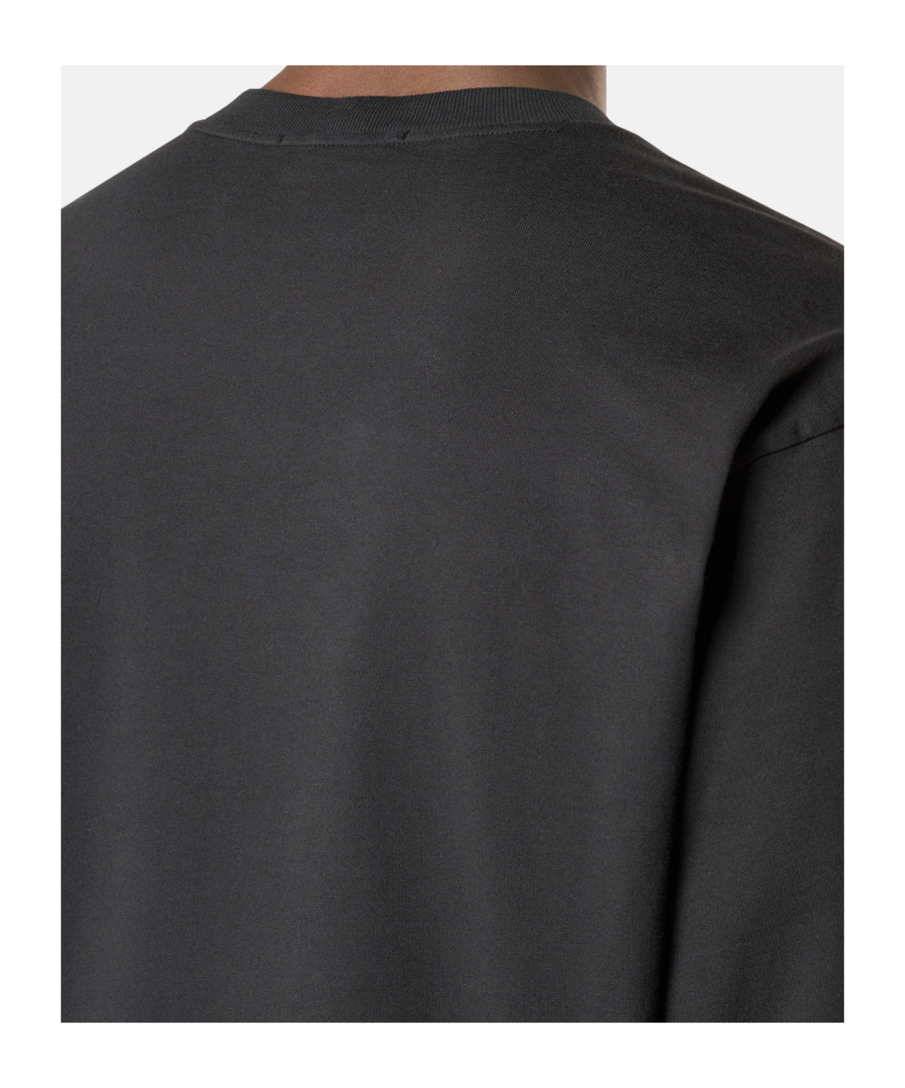 Stone Island 5100007 Cotton Chenille In Black