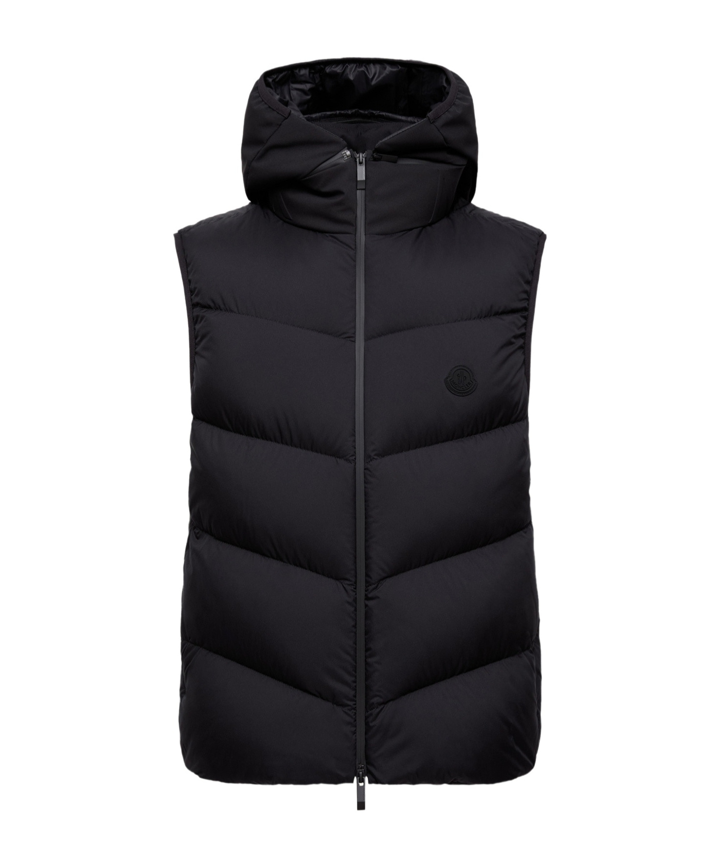 Moncler Guersac Diagonal-quilted Hooded Down Vest