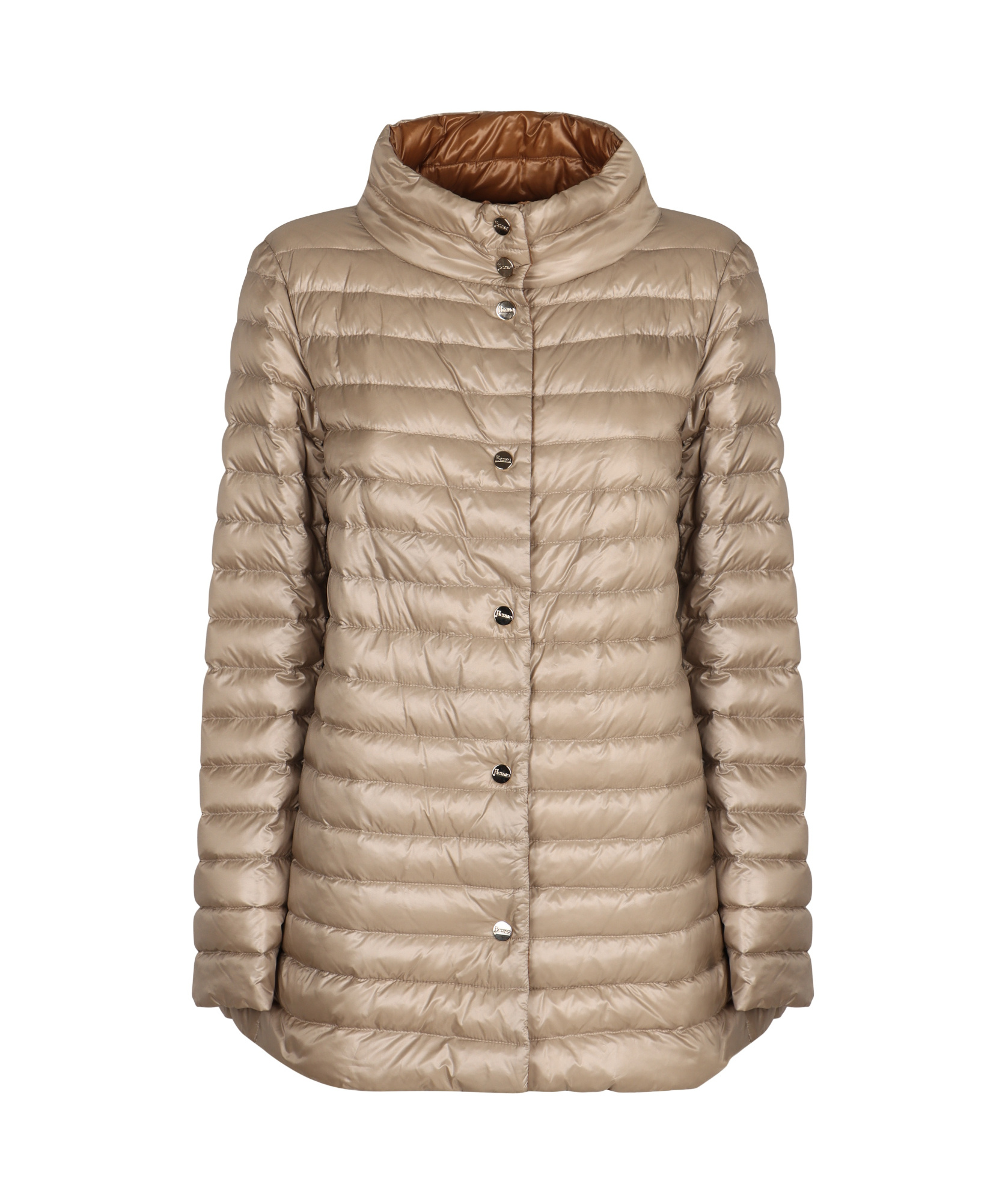 Shop Herno Padded Jacket In Nude