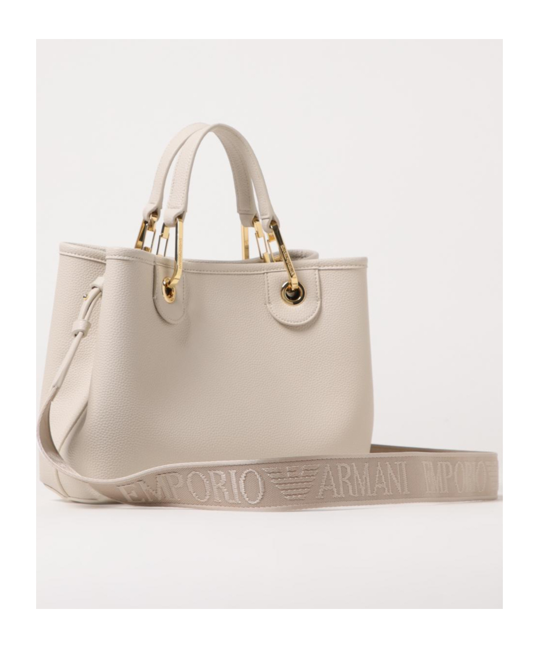 Shop Emporio Armani Myea Tote Bag In Nude