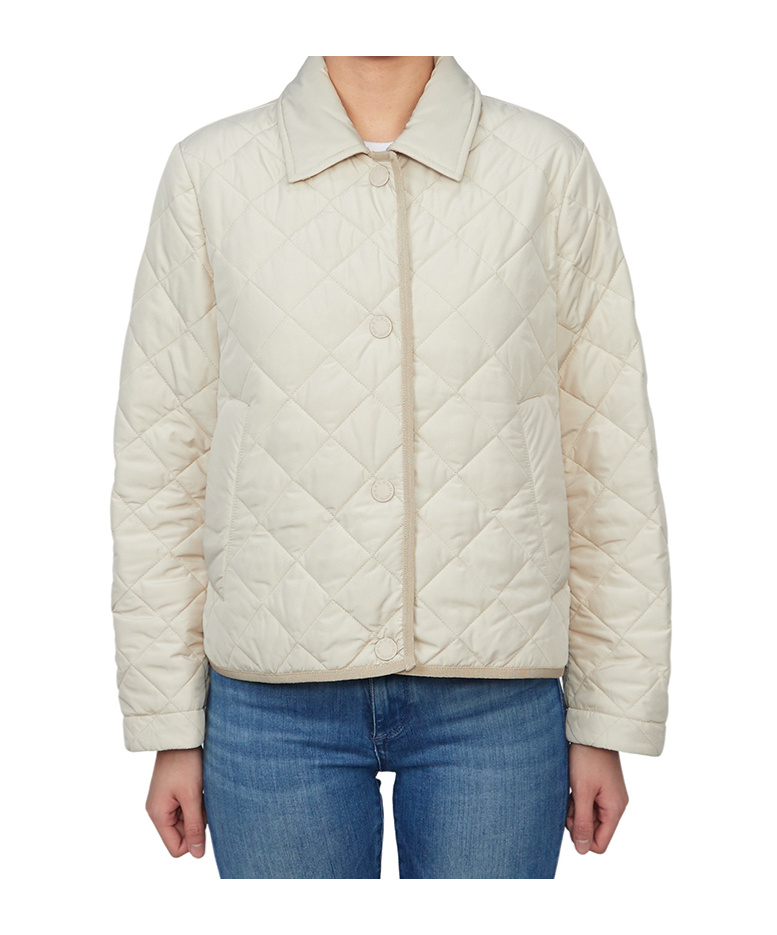 Weekend Max Mara Quilted Padded Jacket In White