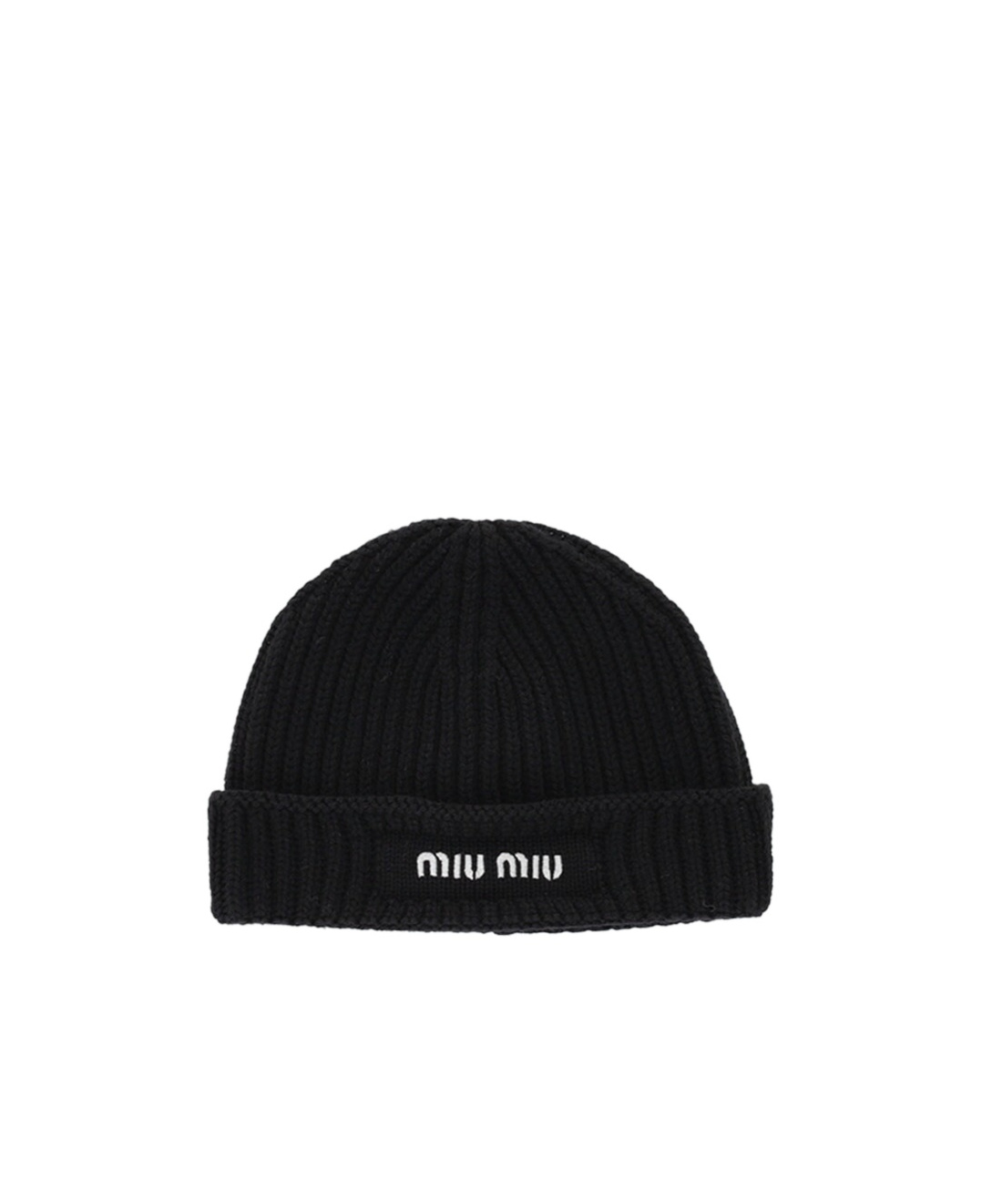 Miu Miu Logo Hat In Black