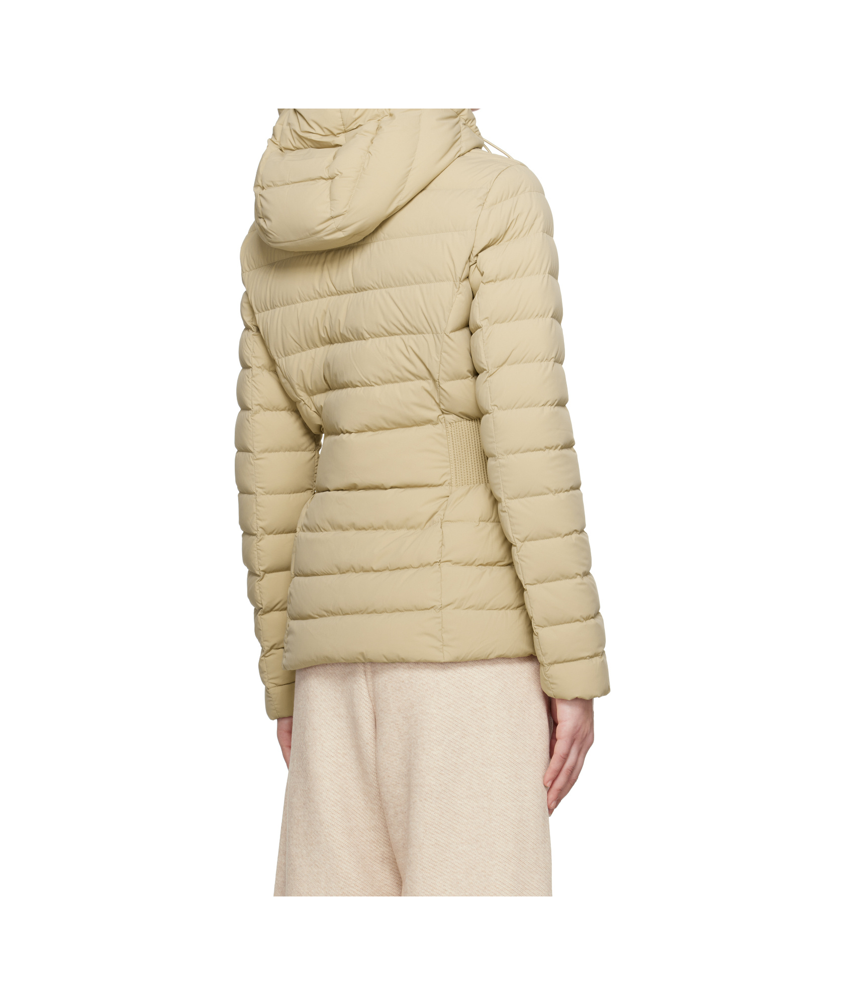 Mackage Beige Idalee Hooded Light Down Jacket In Nude