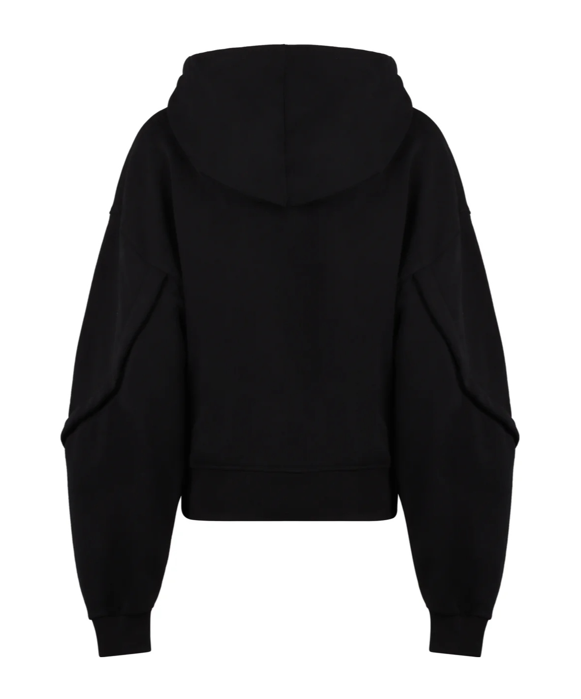 Mugler Oversize Cotton Jacket In Black