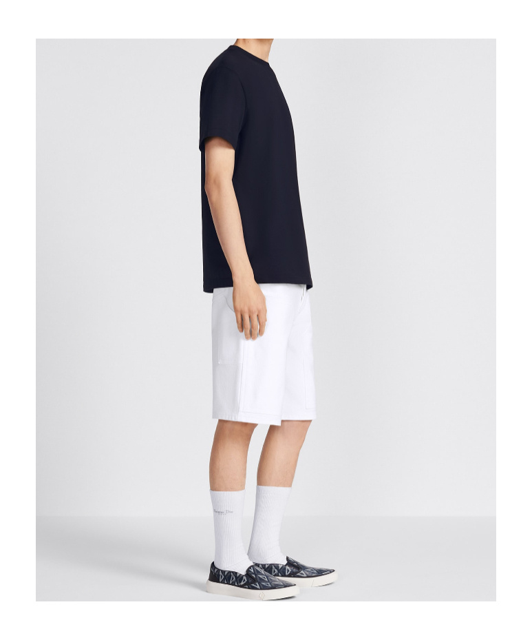 Dior Tailored Shorts With Pockets And Belt Loops In White