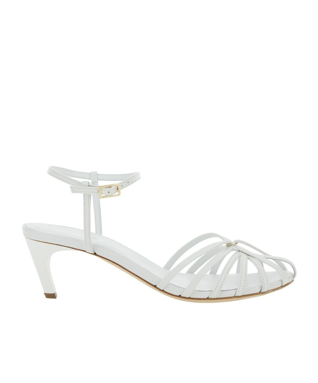 SEMICOUTURE CAGE DESIGN HIGH-HEELED SANDALS