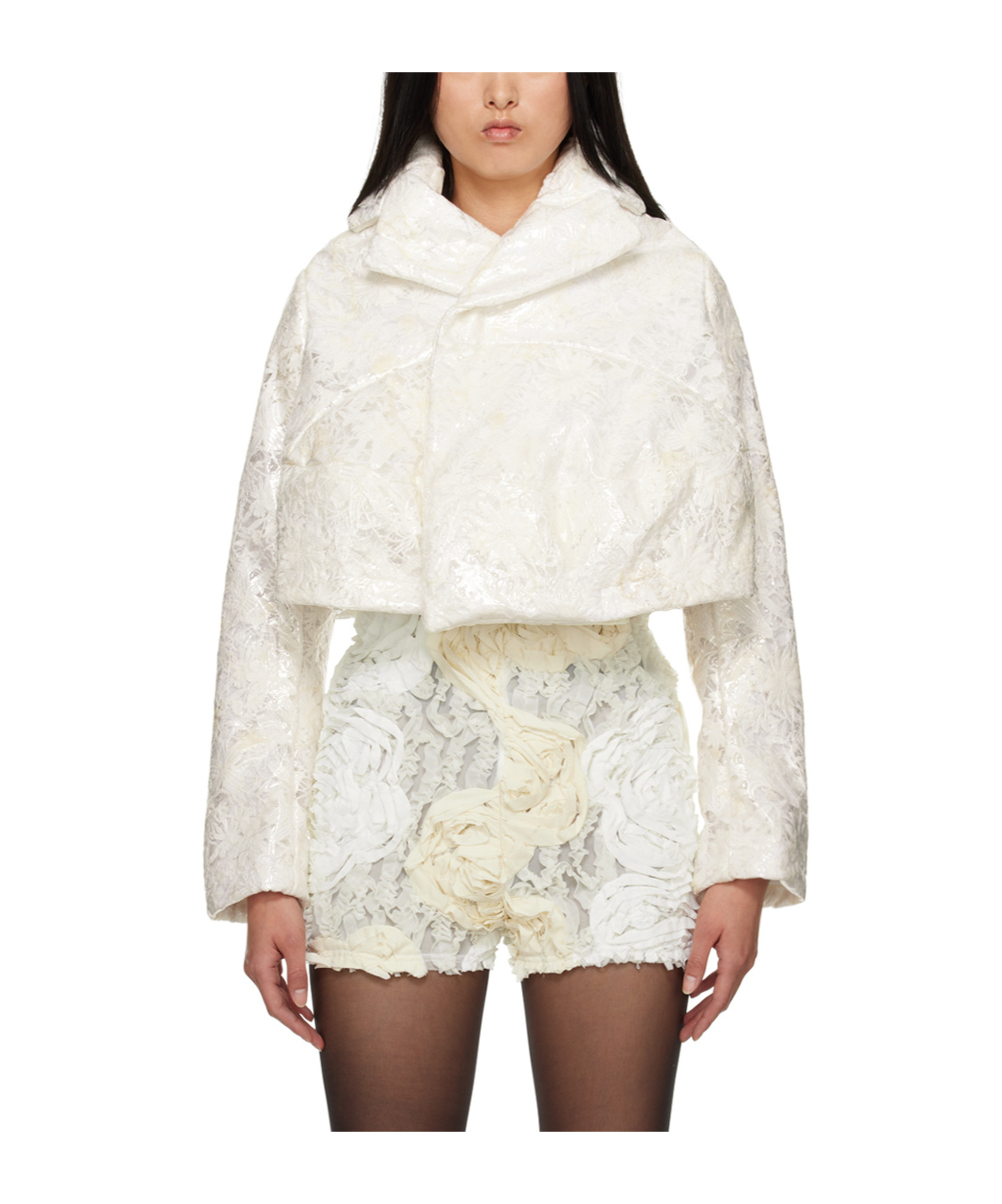COMME DES GARÇONS LAPEL LACE CASUAL JACKET 