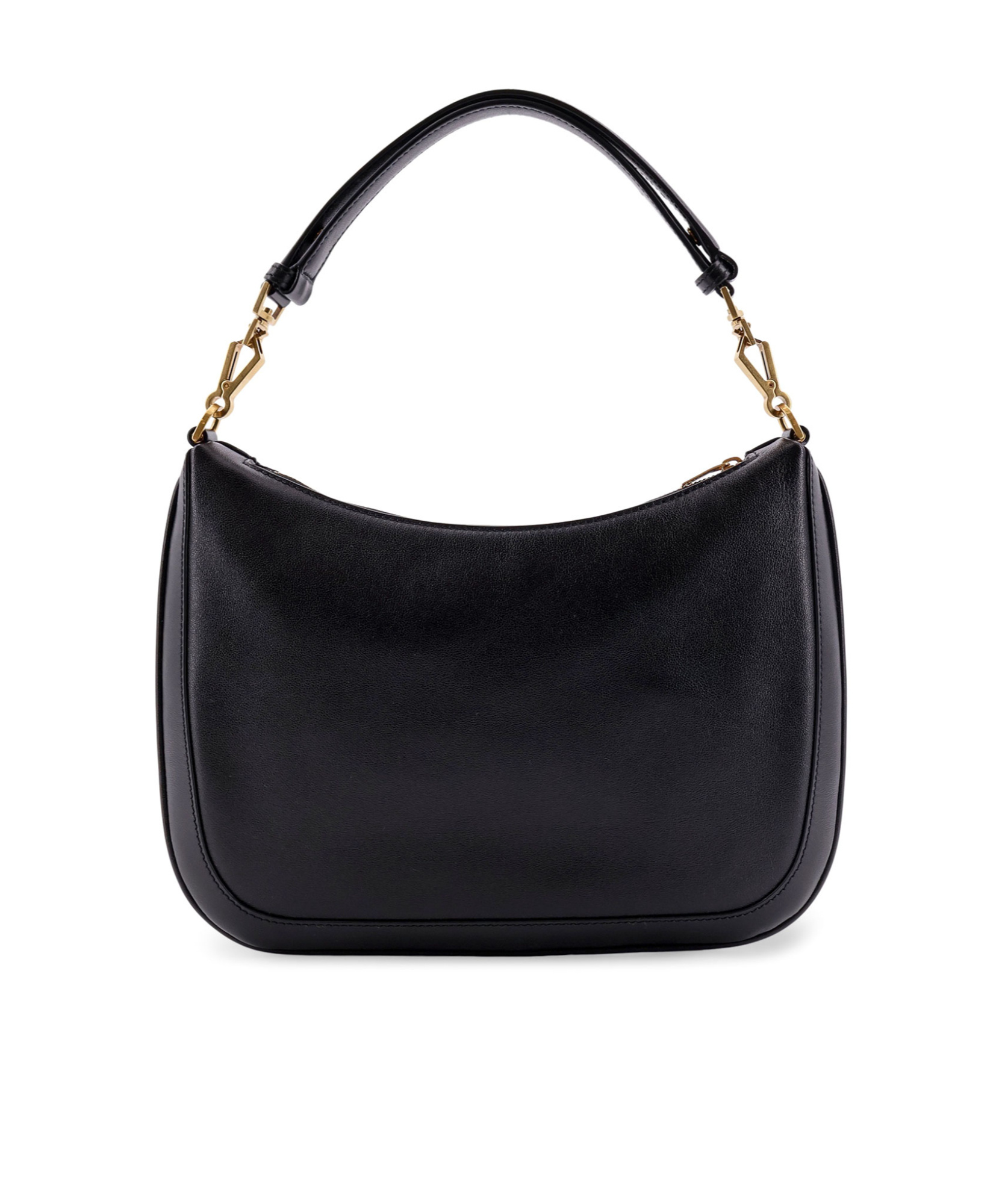 Saint Laurent Logo-plaque Leather Tote Bag In Black
