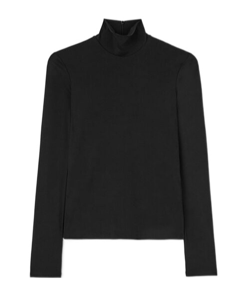 Jil Sander High-neck Jumper In Black