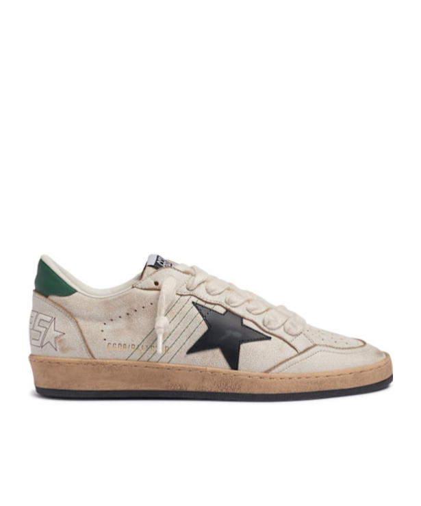 Golden Goose Deluxe Brand Men Ball Star Low-top Leather Sneakers In White
