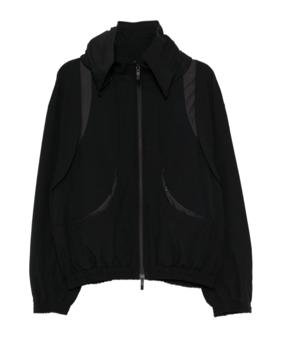 Ader Error Long-sleeved Zip-up Jacket In Black