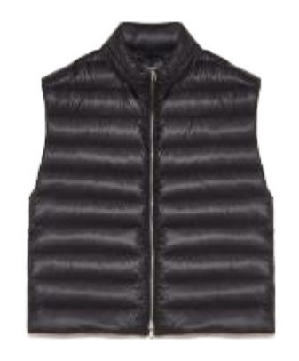Jil Sander Zipper Vest In Black