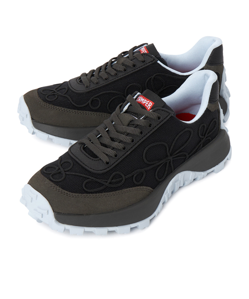 Camper Laced Sneakers In Black