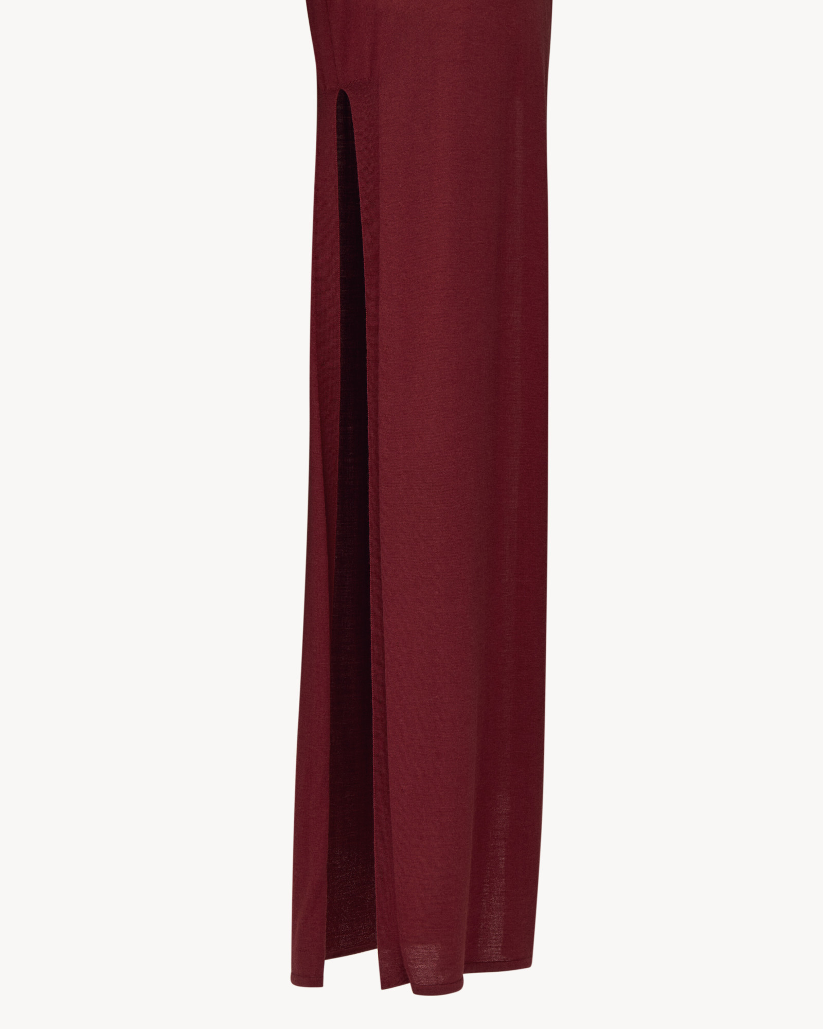 Saint Laurent Short-sleeved Dress In Red