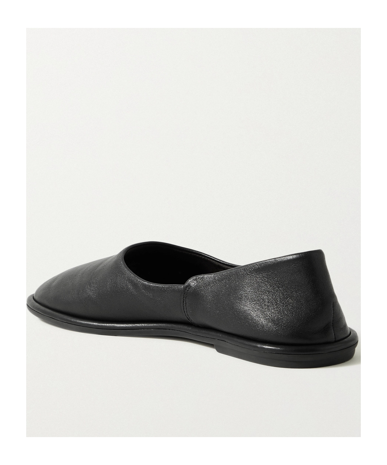 The Row Canal Slip On Loafers In Black