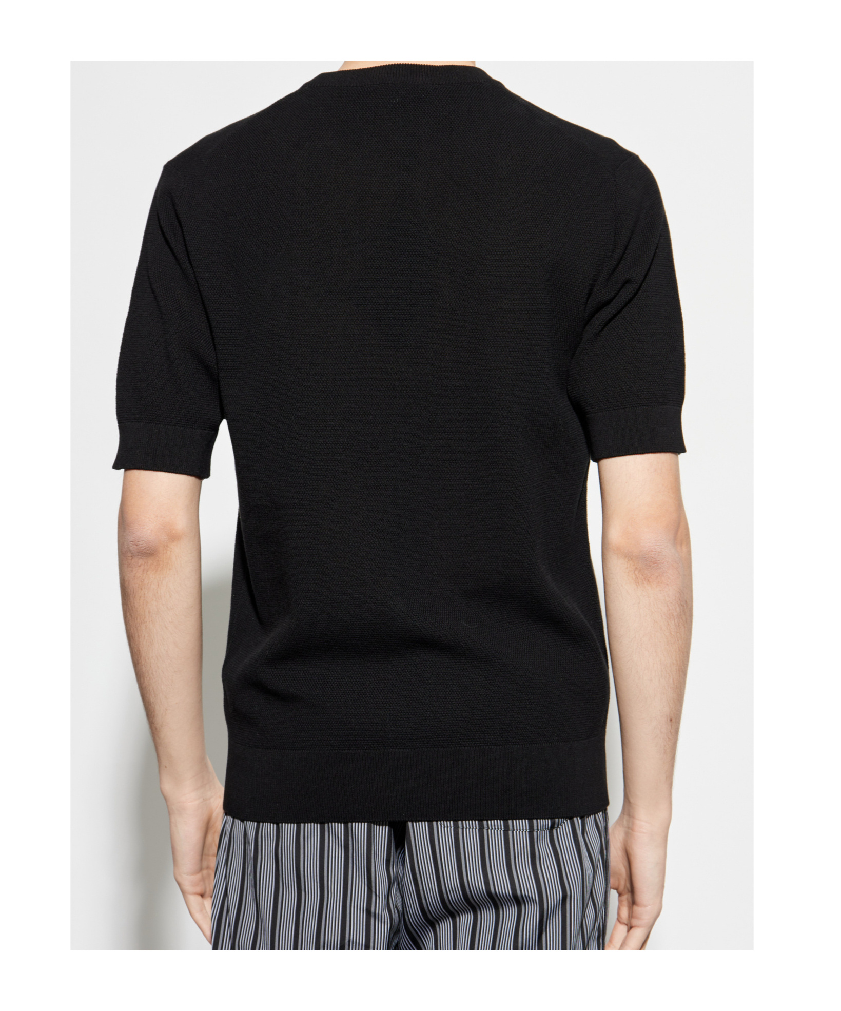 Dolce & Gabbana Logo Plaque Crewneck T-shirt In Black