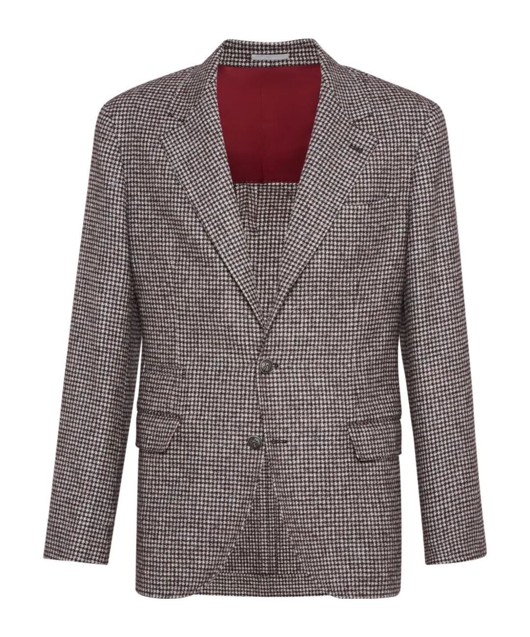 Brunello Cucinelli Single-breasted Blazer In Brown