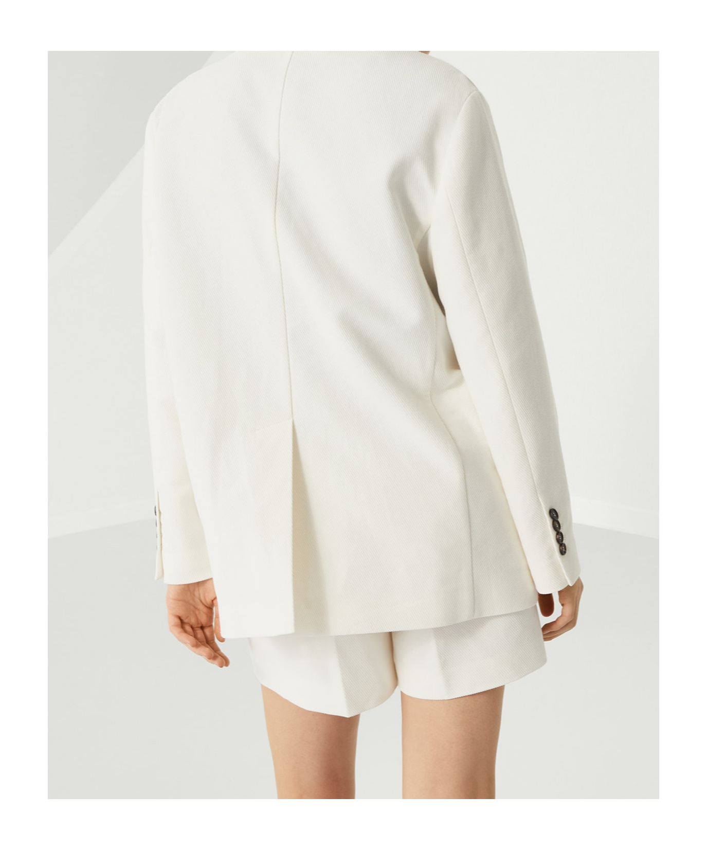 Brunello Cucinelli Monili-detail Blazer In White