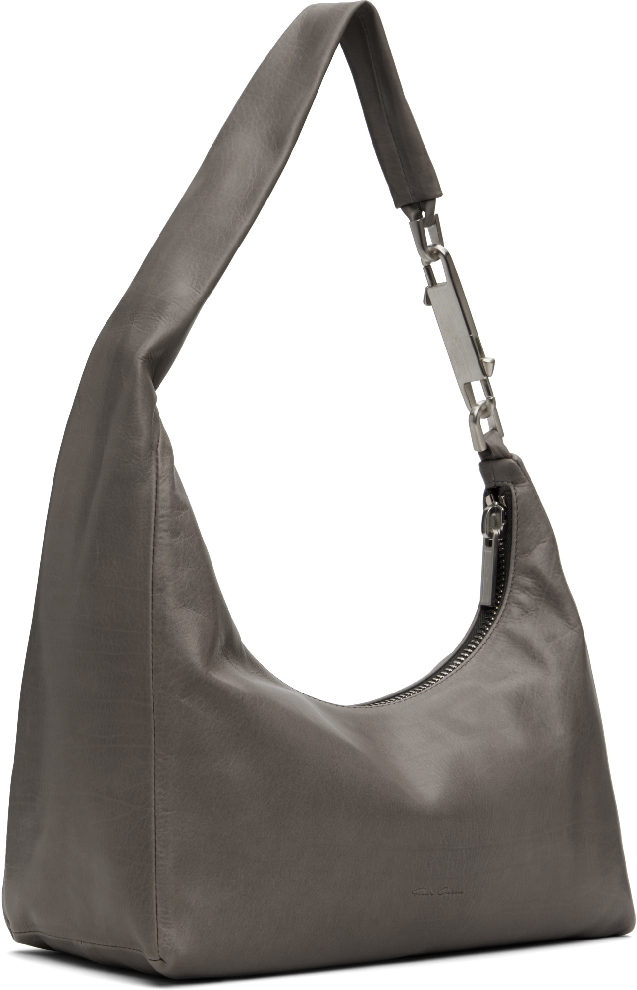 Rick Owens Small Concordians Gemini Shoulder Bag In Brown
