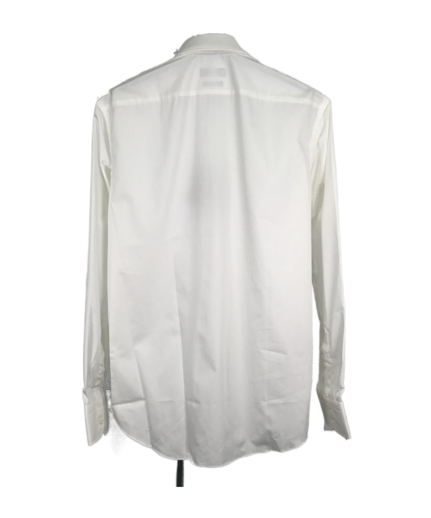 Hugo Boss Lapel Long-sleeved Shirt In White